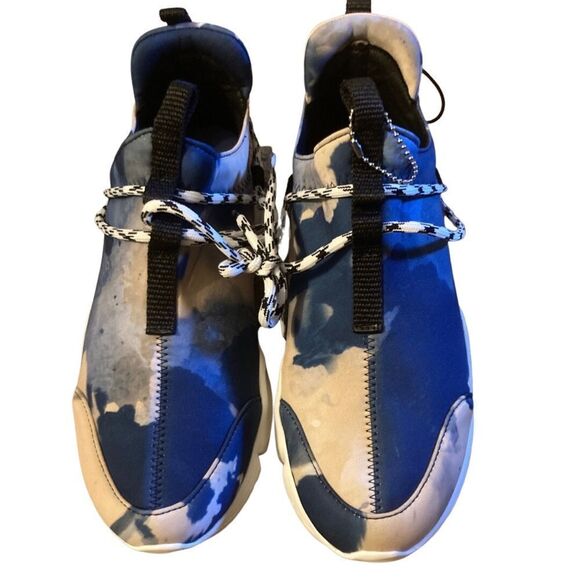 NWOT LIMITED EDITION RARE Martell John Geiger 002 Blue Swift Cloud Camo Sneakers - Picture 3 of 11